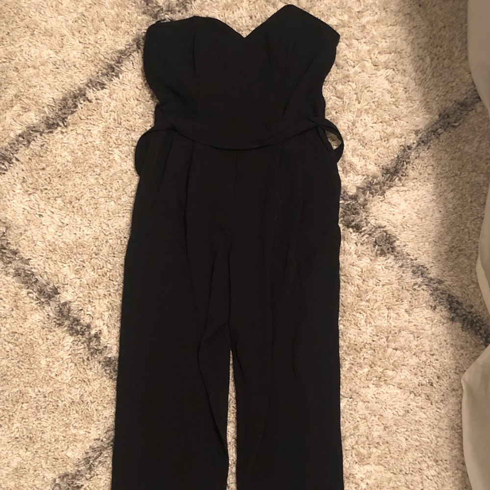 Black strapless H&M jumpsuit NWT